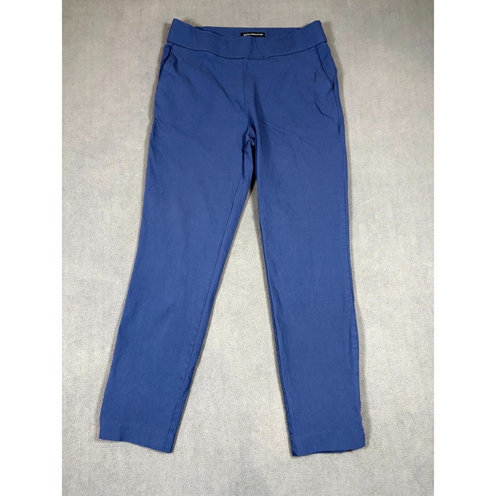 Counterparts Pants Women's Small Blue Regular Fit Flat Front High Waisted Preppy